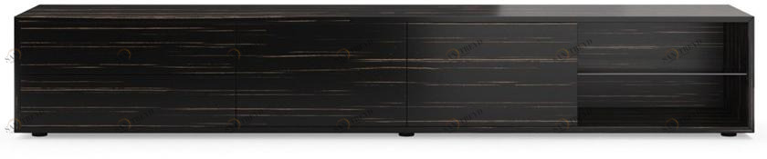 PRADDY Низкая деревянная тумба под телевизор  Ml296 