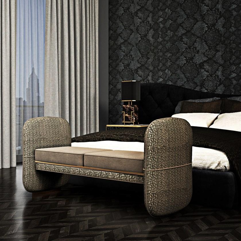 Porustudio Мягкая скамья из ткани Tennessee sun-id-1406778 - Вид №4