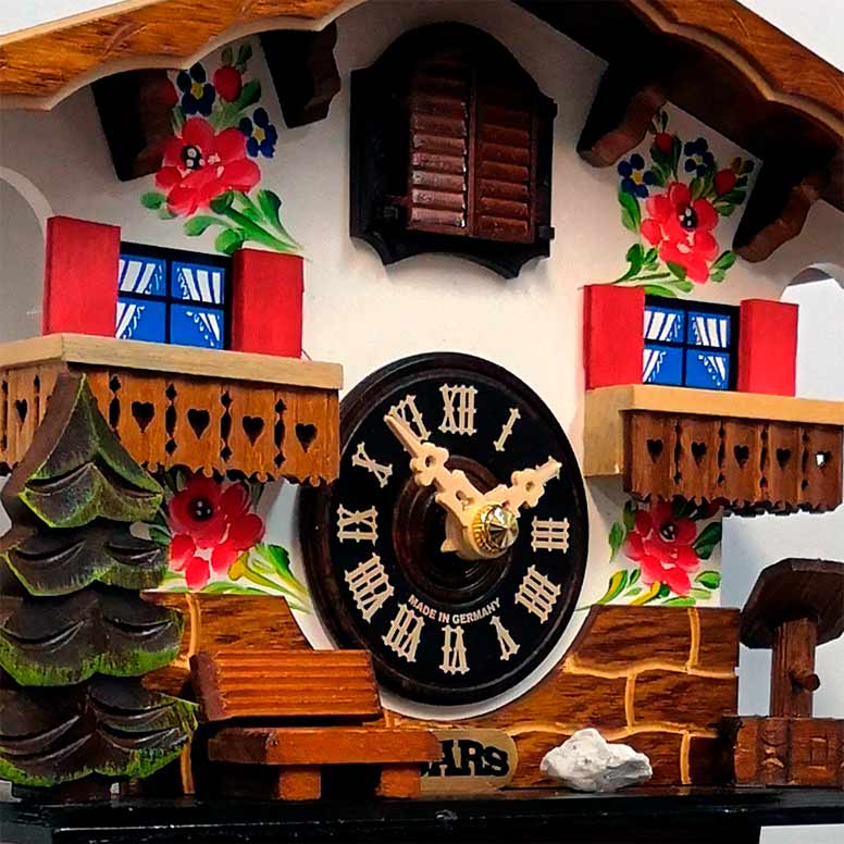 Часы настенные коричневые с кукушкой Sars 8 SARS ДИЗАЙНЕРСКИЕ 00-3967473 Коричневый  - Вид №2