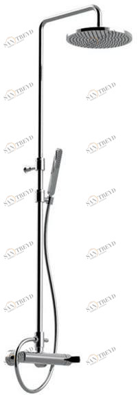 Rubinetteria Giulini Однорычажный душевой набор с ручным душем с верхним душем Deluxe - surf F5808swc-sdl