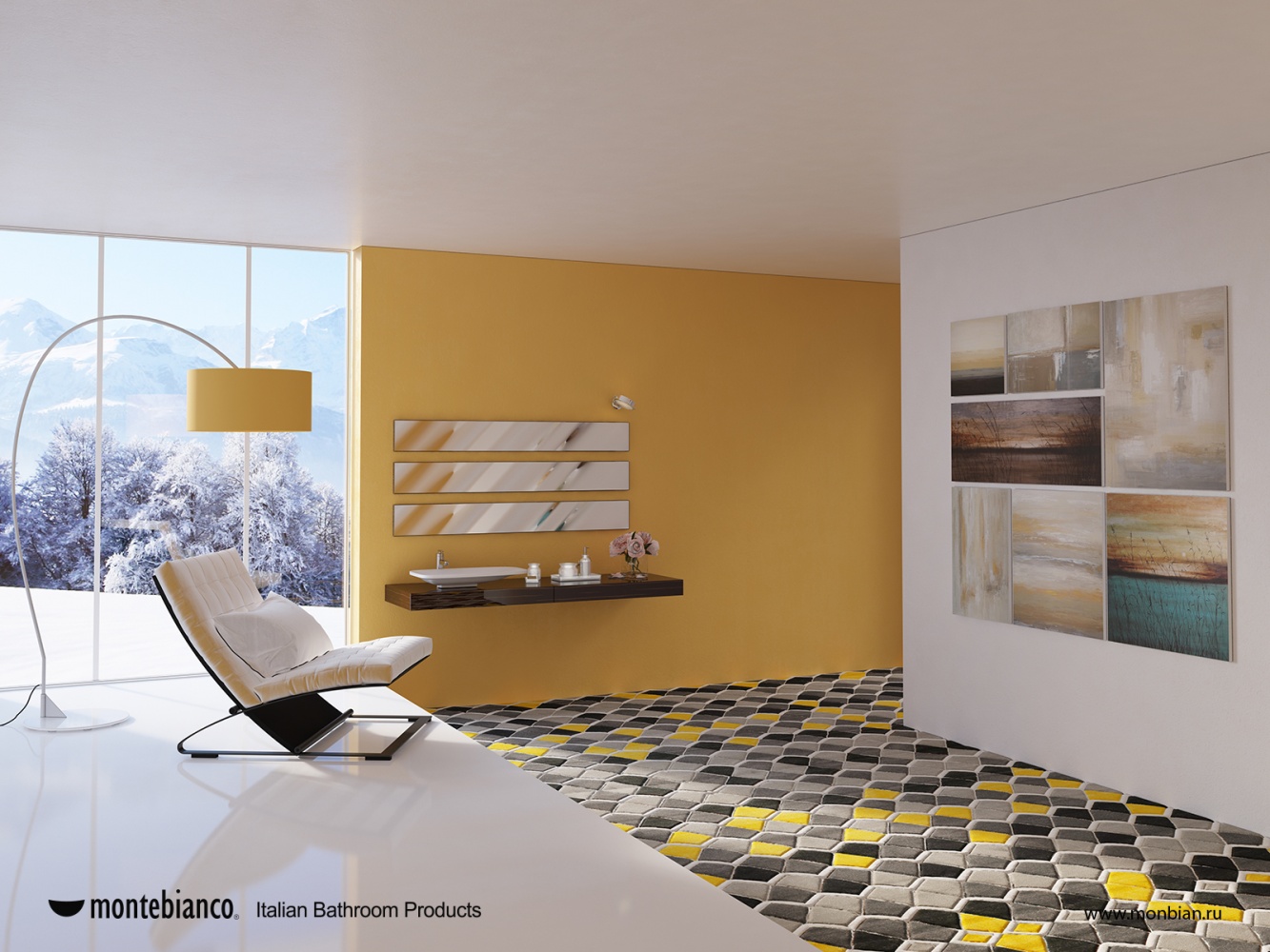 13172 Раковина Montebianco Tuscany Santreyd - Вид №9