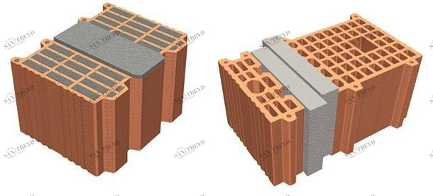 Poroton Блок кирпичный теплоизоляционный sun-id-1403865