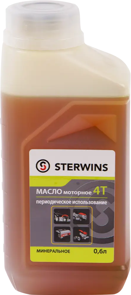 Моторное масло STERWINS 4T SAE 30 для садовой техники 0.6 л 18394802