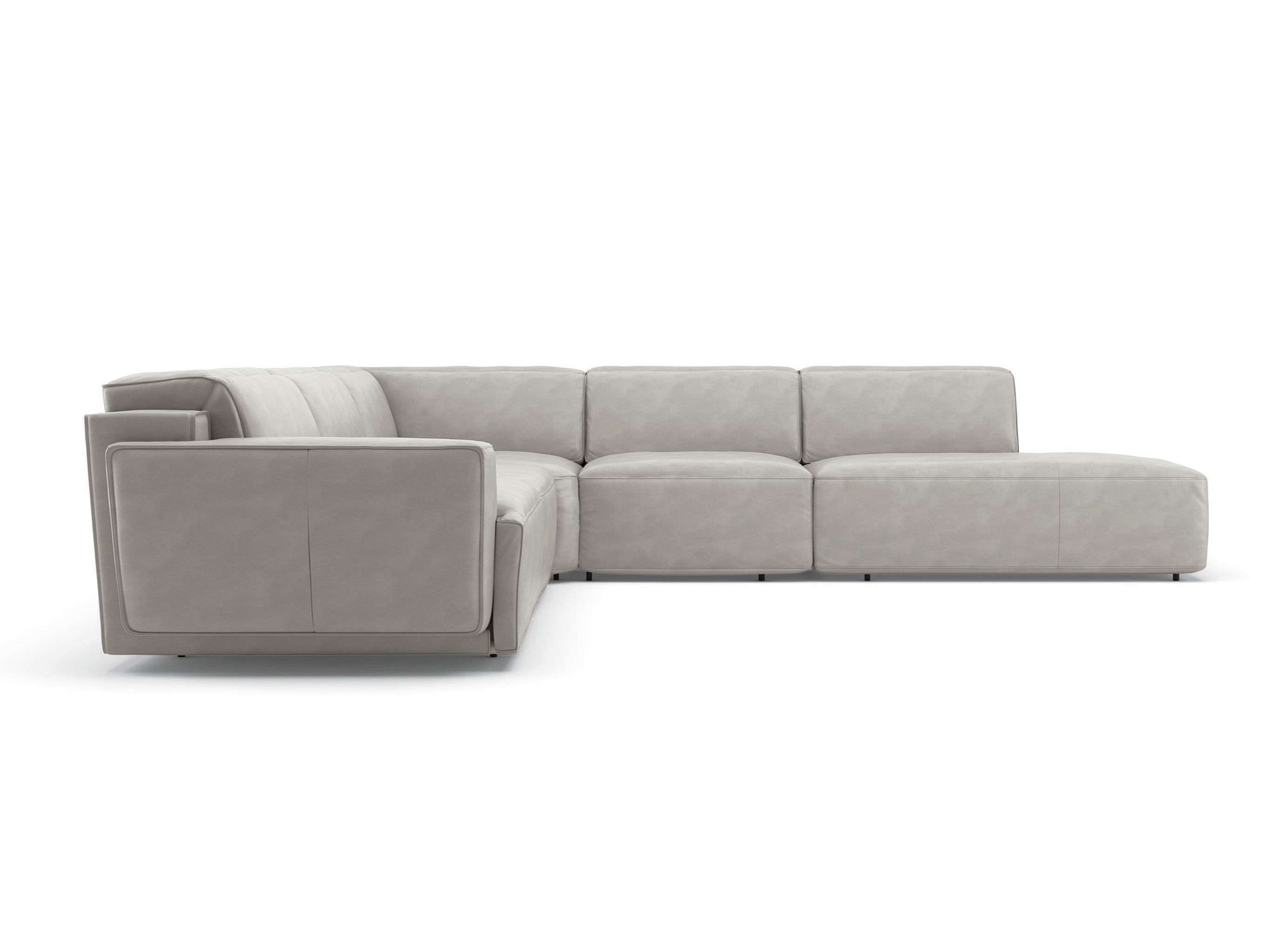 Кожаный угловой диван с откидной спинкой Natuzzi Italia IAGO ARCH-00153082 - Вид №20