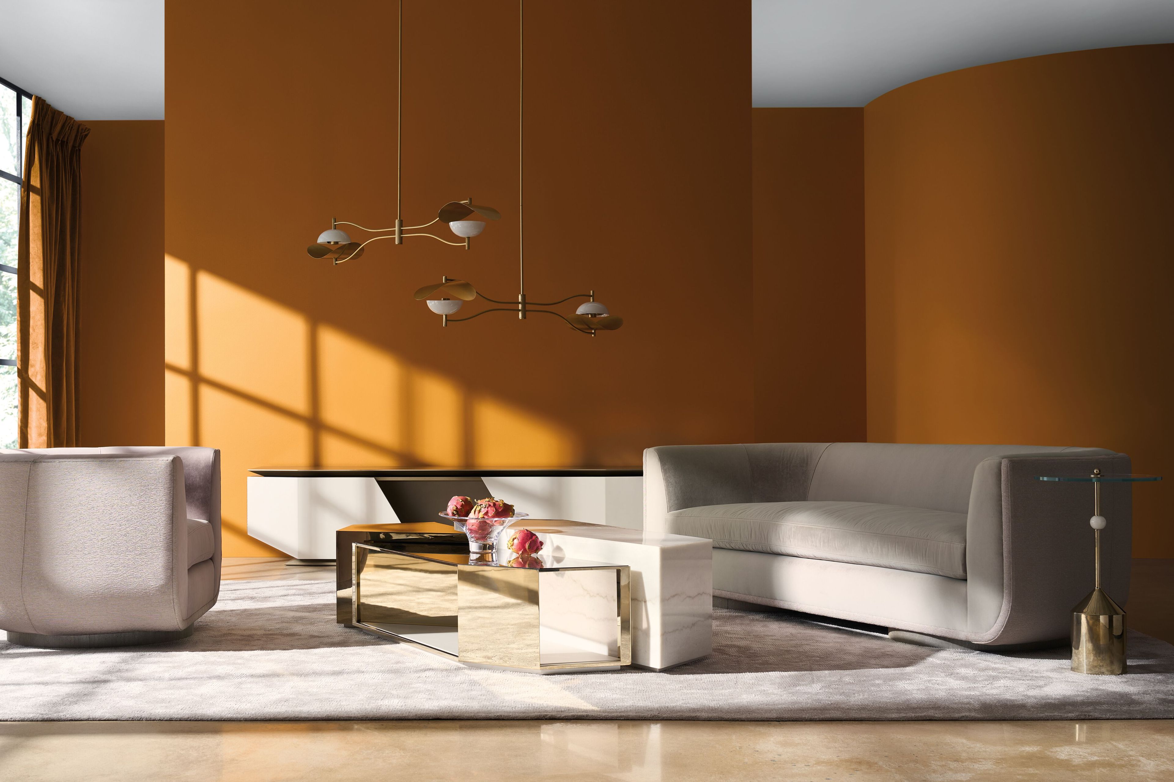 3-местный бархатный диван Caracole Clipper ARCH-00036533 - Вид №3