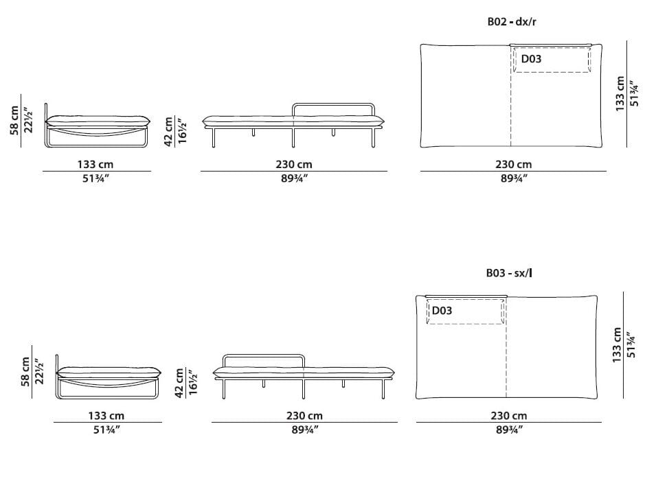 Травленый медный мягкий садовый диван Baxter Аризона ARCH-00032406 - Вид №6