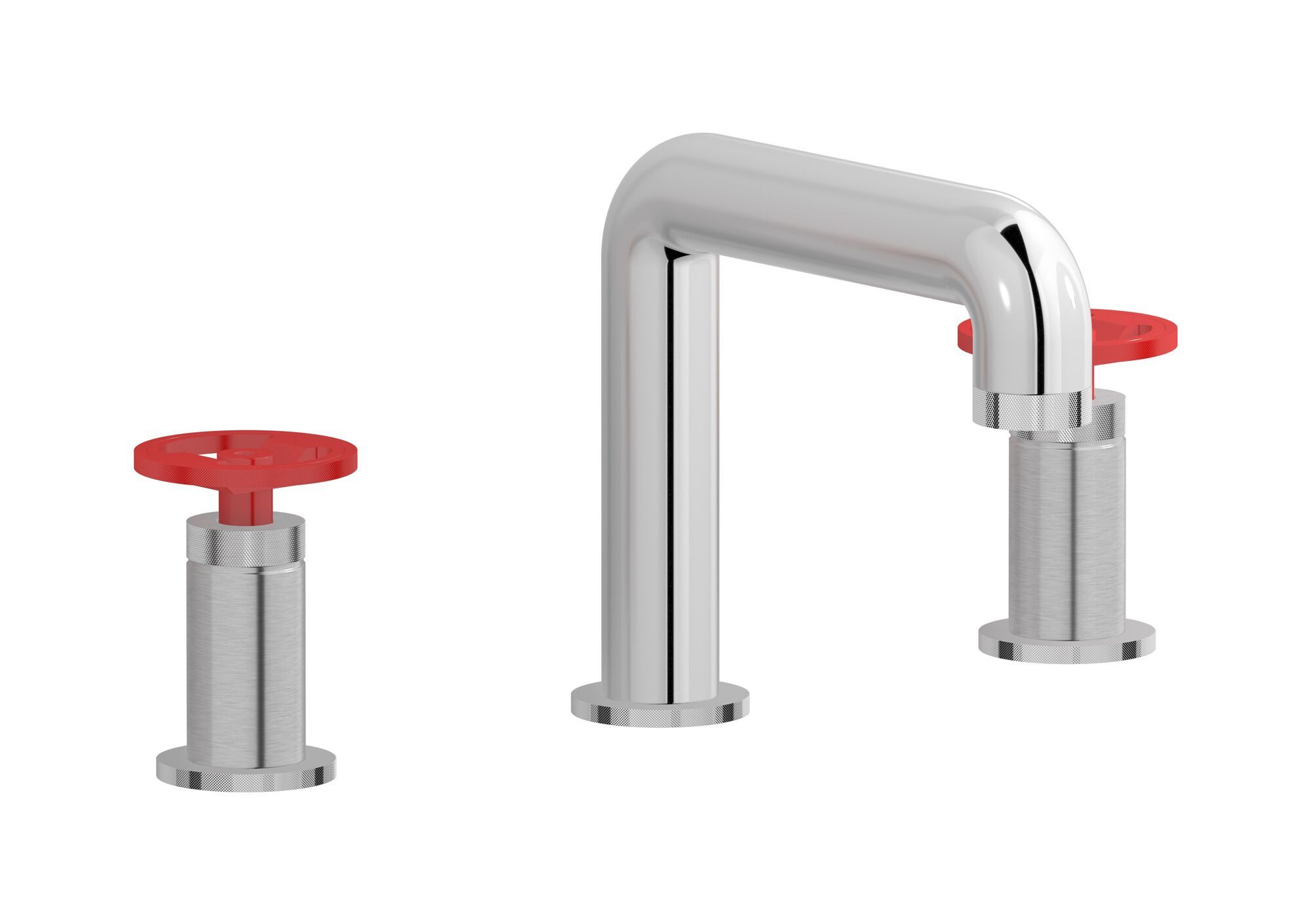 Смеситель для раковины с 3 отверстиями для пола с автоматическим сливом IB Bold ARCH-00060868 - Вид №2