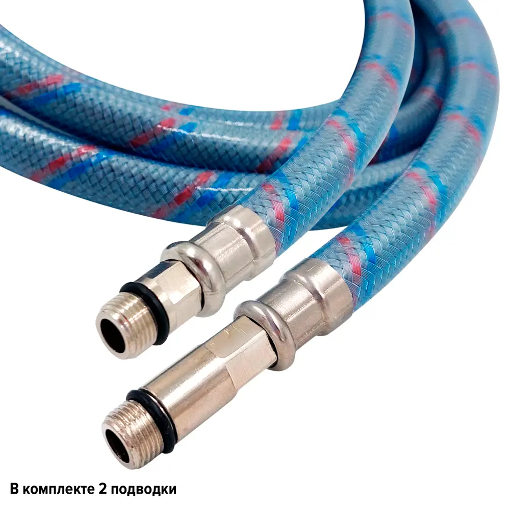 Гибкая подводка для смесителя Monoflex 1/2"xM10-15 гайка - штуцер 60 см 2 штуки 89385547 STLM-2054418  - Вид №3