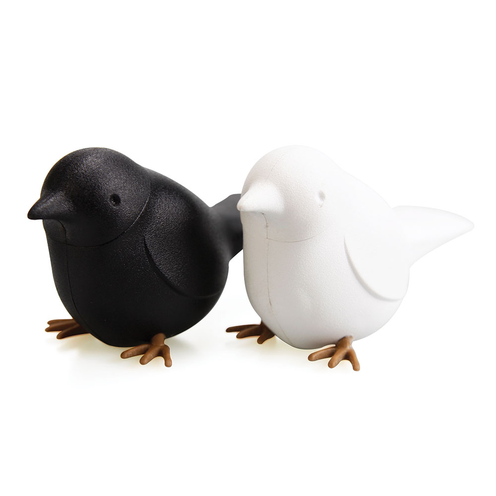 Набор для специй Sparrow чёрный-белый Qualy QL10232WHBK - Вид №1