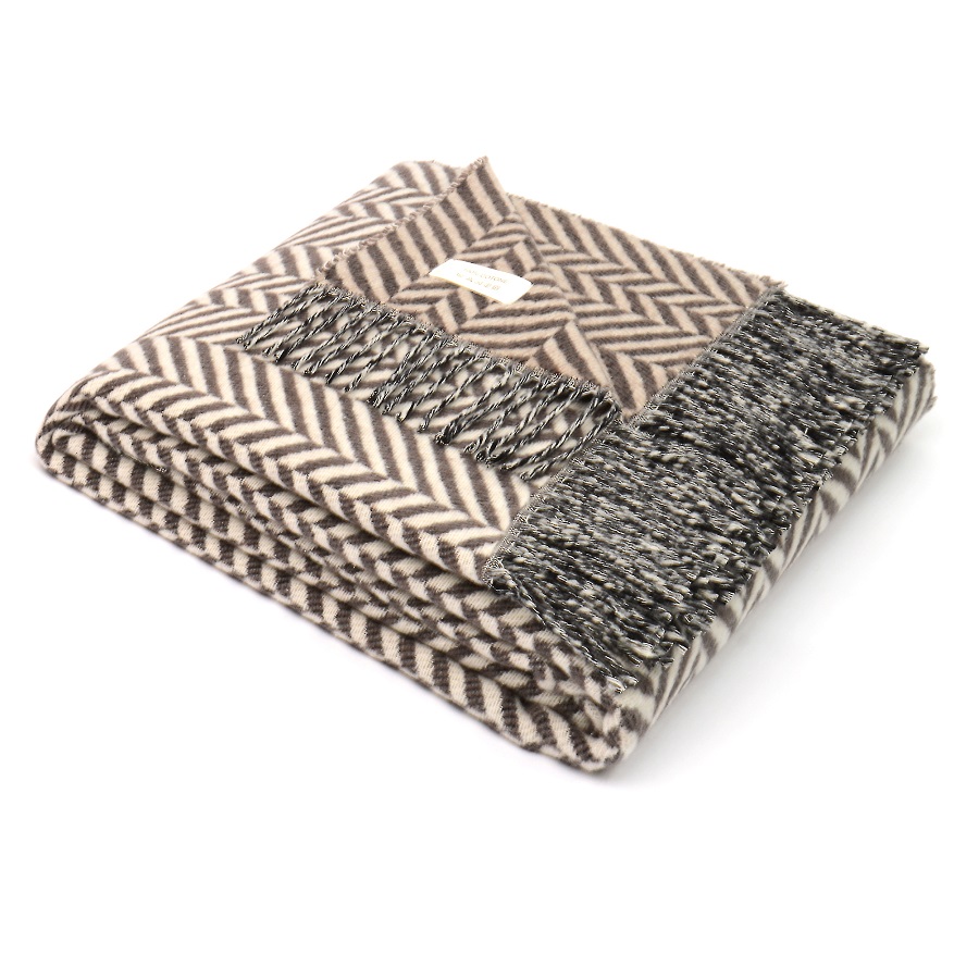 Плед Palladio, 130х180 см, коричневый MARZOTTO PALLADIO0002 - Вид №1