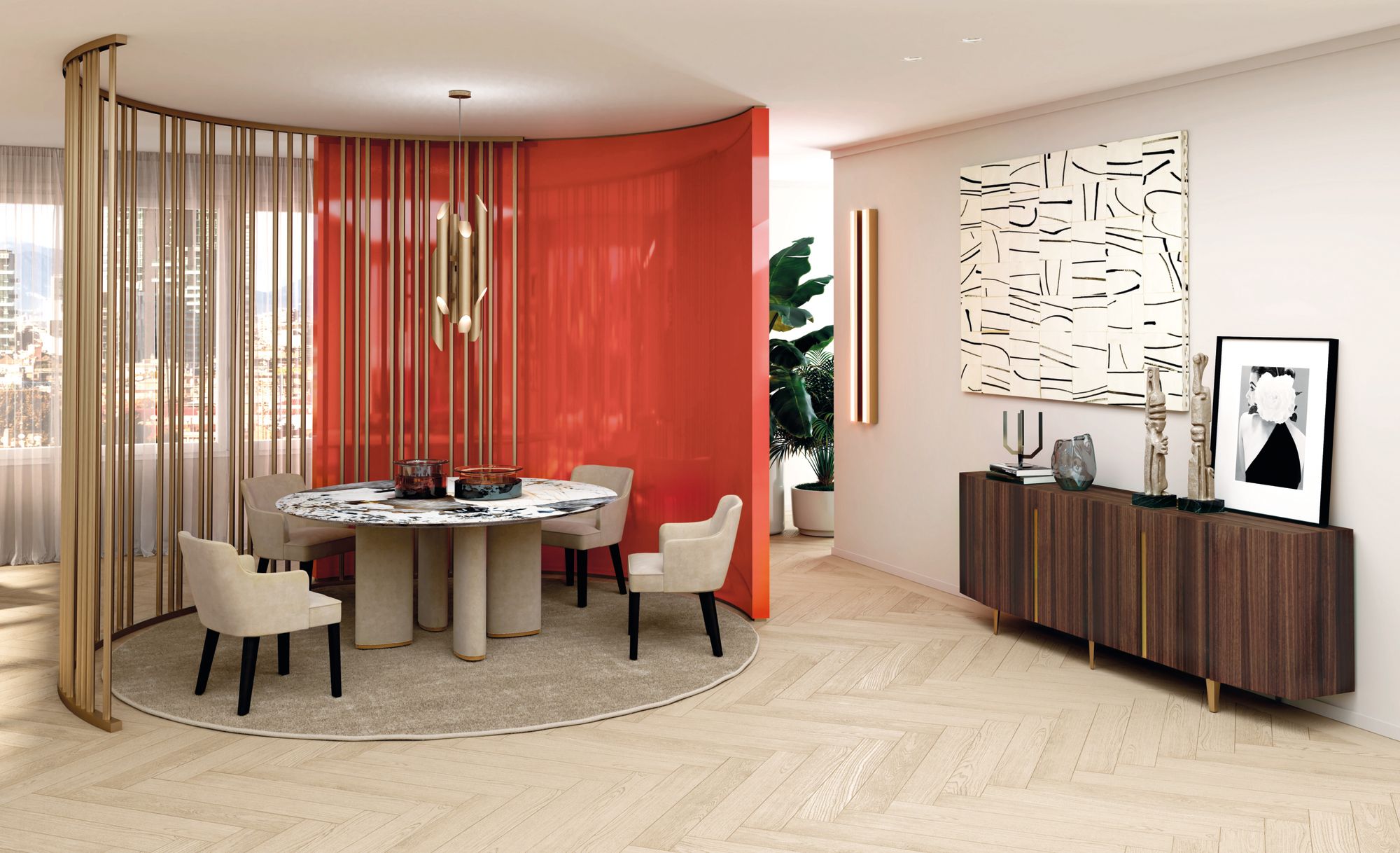 Светодиодная подвесная лампа с жидким покрытием Casamilano Shard / RDX ARCH-00030697 - Вид №3