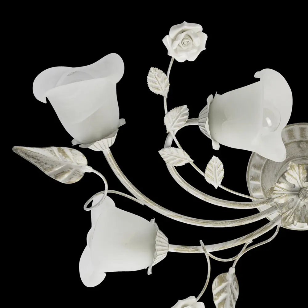 Люстра Восторг 6xE14x60 Вт, металл/стекло, цвет белый MW-Light STLM-2211387 - Вид №9