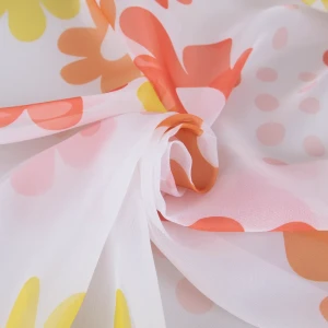 Вуаль «Ромашки», 280 см, цветы, цвет красный