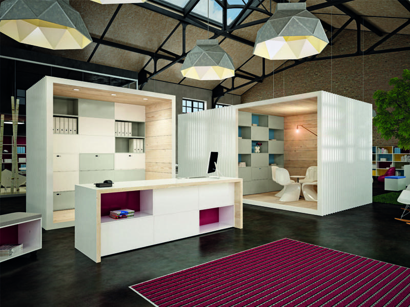 Dieffebi Металлический модульный шкаф для хранения вещей с замком Dotbox sun-id-1382832 - Вид №9