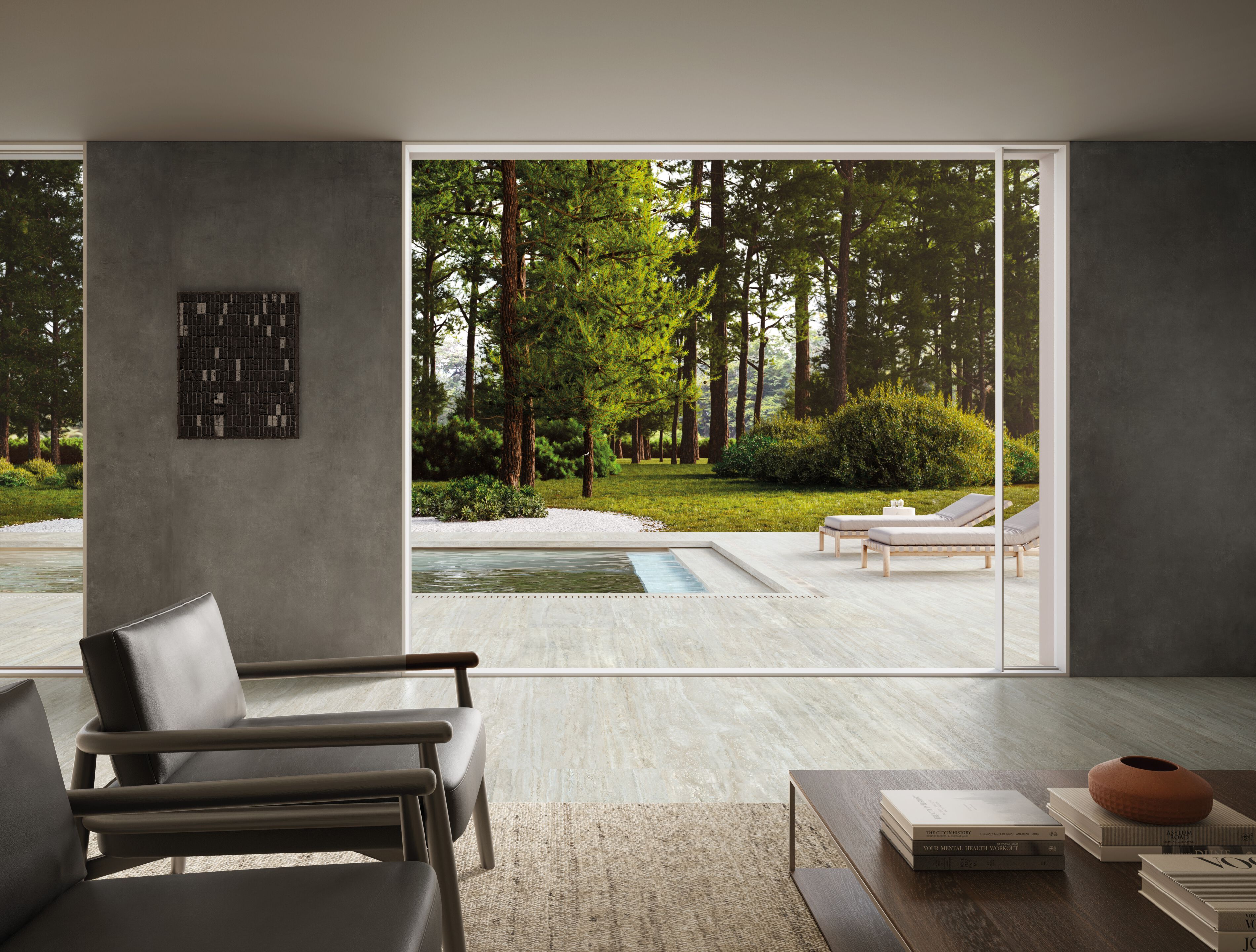 Напольное / керамогранит с эффектом травертина Italgraniti травертины ARCH-00056109 - Вид №3