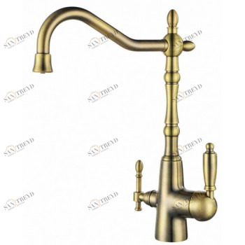 Zorg ZR 335 YF Br Смеситель для кухни Zorg 375х230 