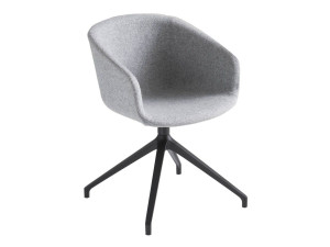 Мягкое вращающееся кресло с подлокотниками