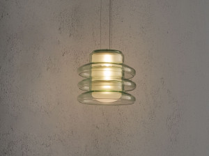 Стеклянный подвесной светильник