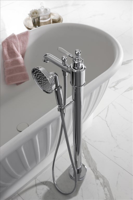 Смеситель для ванны напольный, хром [ARC20 CHR] Arcade Burlington ARC20 CHR - Вид №2