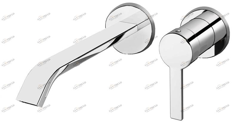 Fir Italia Смеситель для умывальника настенный из латуни Sweet 46 4618108