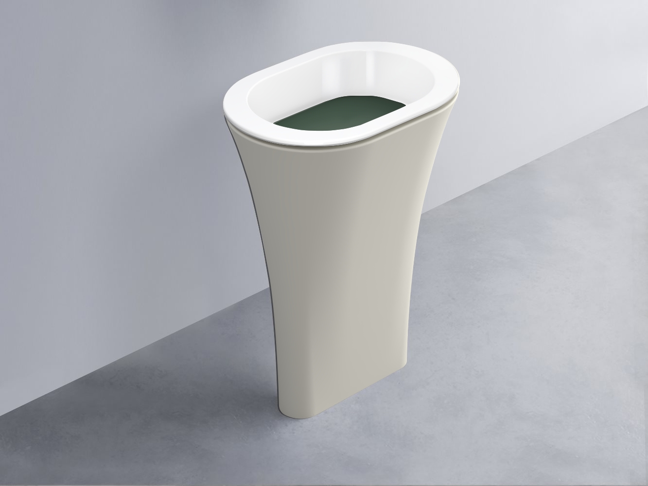 AMLA65-BL+AMPILO-MU+AMCOLO-TL Раковина Amedeo Ovale отдельностоящая cielo Enjoy + Amedeo Ceramica Cielo