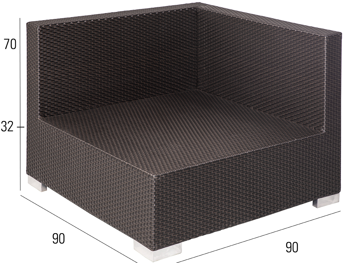 68.00.0118 Угловой модуль Bellini Mocca Mbm  - Вид №2