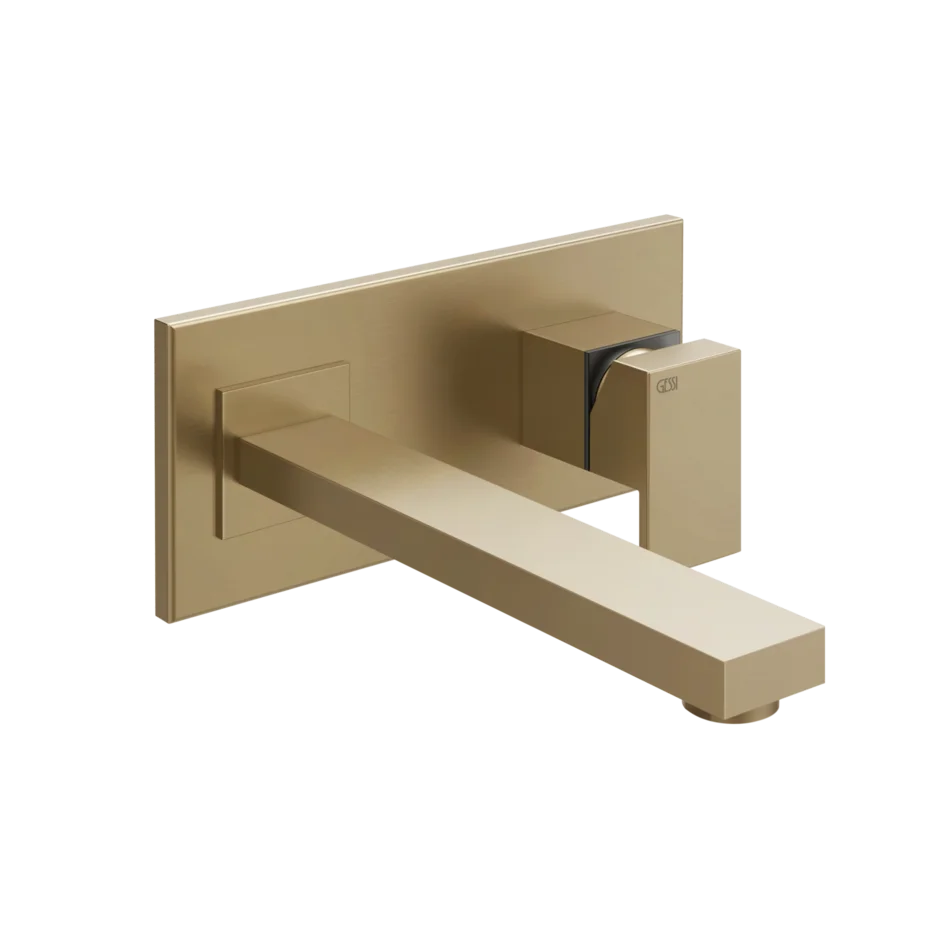 Смеситель для умывальника 44838 726 Gessi Rettangolo ТЕПЛАЯ БРОНЗА BR. PVD 44838726