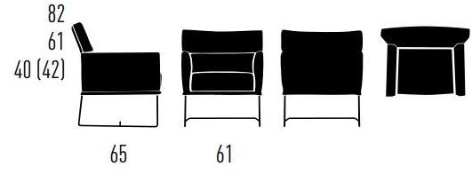 KFF Санный стул с подлокотниками Caal sun-id-1469655 - Вид №5