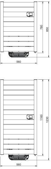 Tonon Evolution Настенный электрический полотенцесушитель из алюминия Electric sun-id-1358160 - Вид №1