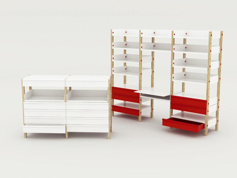 Magis Модульный книжный шкаф с ящиками sun-id-1482074 - Вид №1