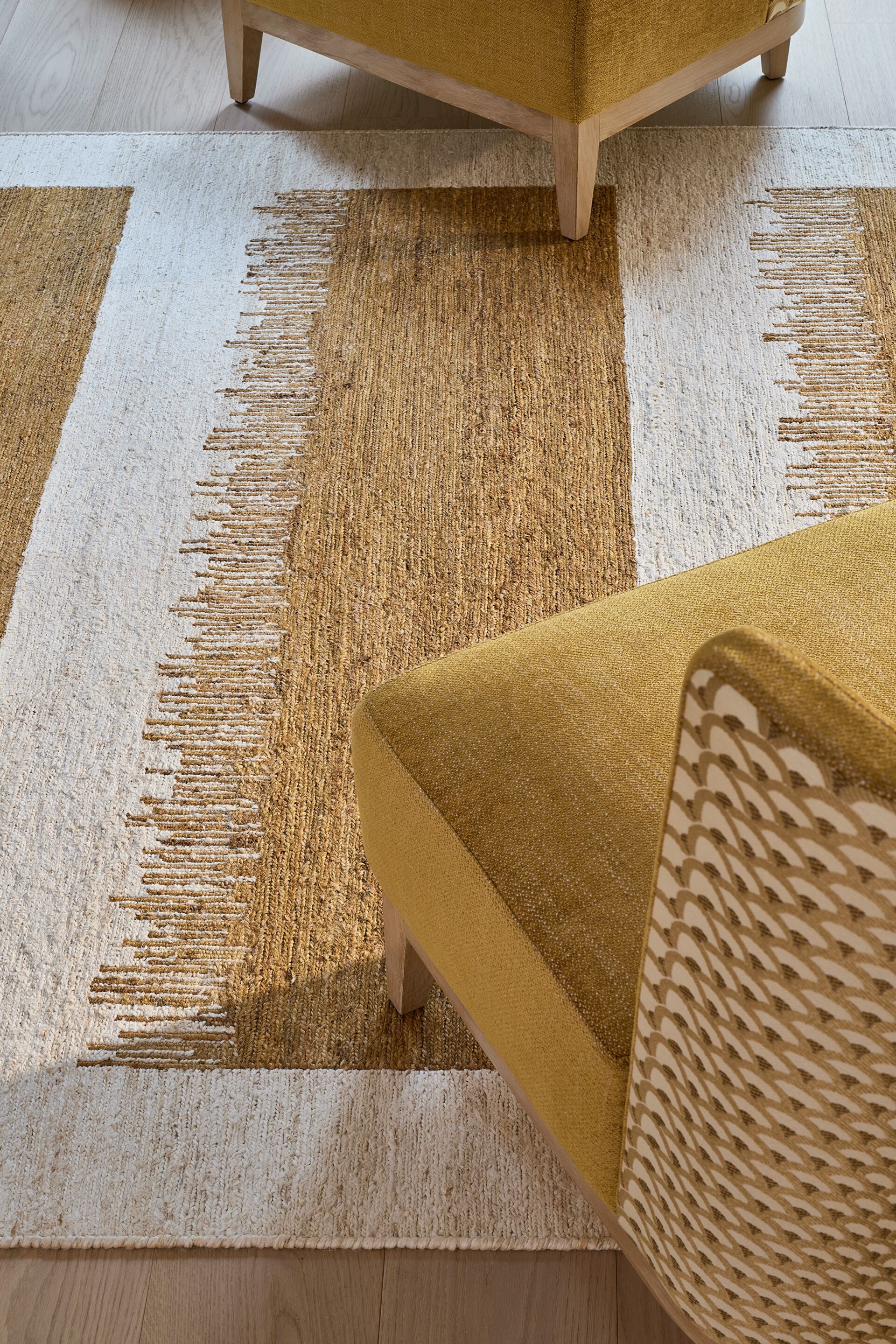 Ковер ручной работы из мешковины Toulemonde Bochart остров ARCH-00001918