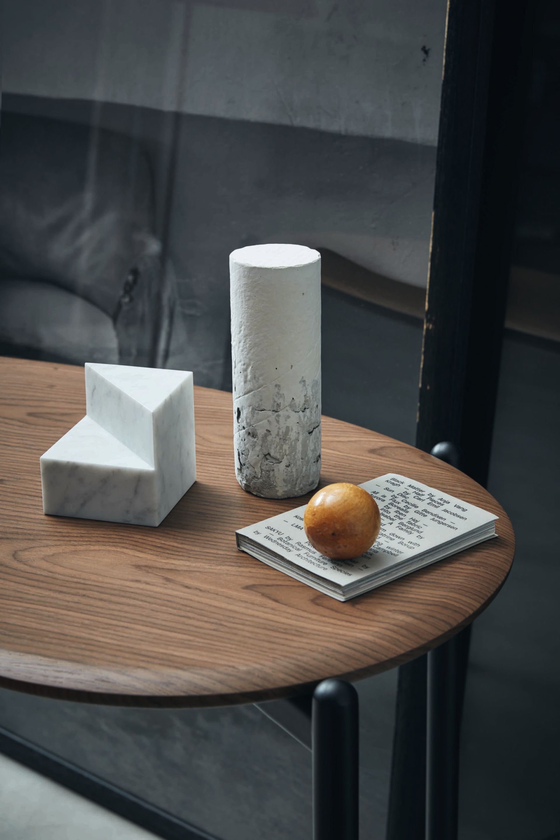 Стальной и деревянный письменный стол Kartell LUNAT ARCH-00058580 - Вид №1