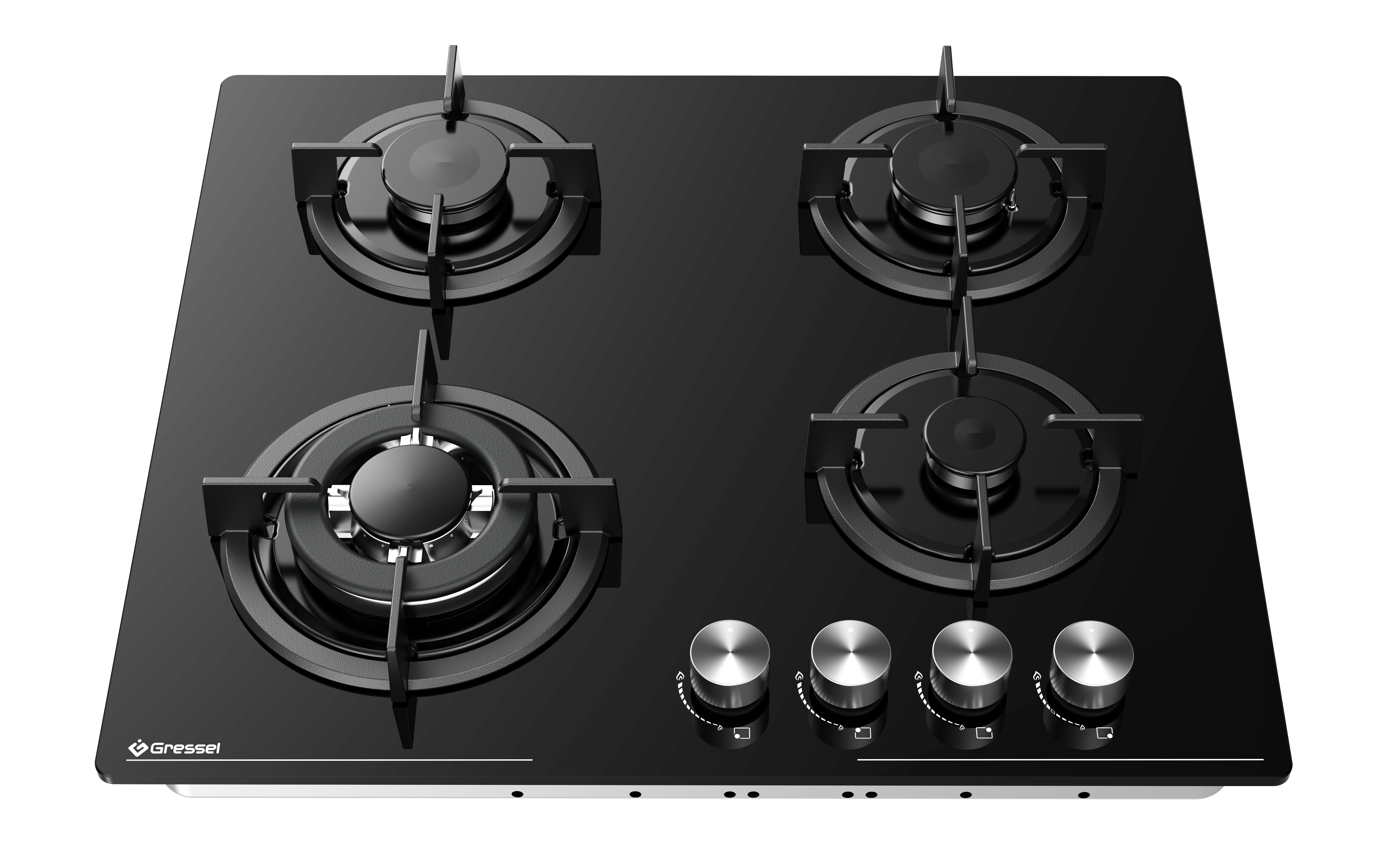 9284735 Газовая варочная поверхность Gressel RU6077N41S000 STDN-0097500 - Вид №2
