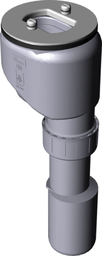 Канализационная арматура  Сифоны для ванн и душевых поддонов  Сифоны для душевых поддонов VIEGA 279 226 Модель 6929.21 Santreyd  - Вид №4