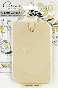 85728901 Ароматическое саше Fragrant Сard Creamy Vanilla STLM-0065348 Santreyd