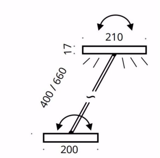 Top Light Настольная светодиодная лампа с гибким кронштейном и диммером Sun sun-id-1475553 - Вид №2