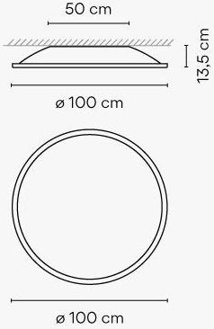 Vibia Люминесцентный потолочный светильник Big sun-id-1459807 - Вид №5