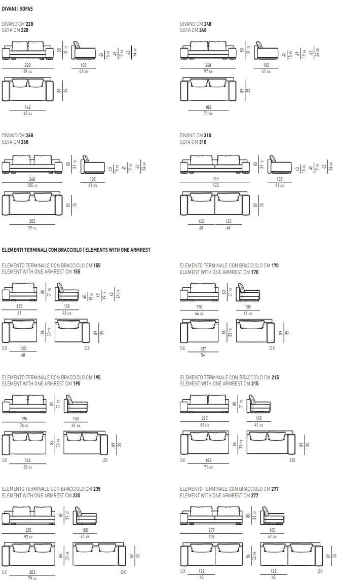 Minotti Секционный модульный диван из ткани sun-id-1383757 - Вид №9