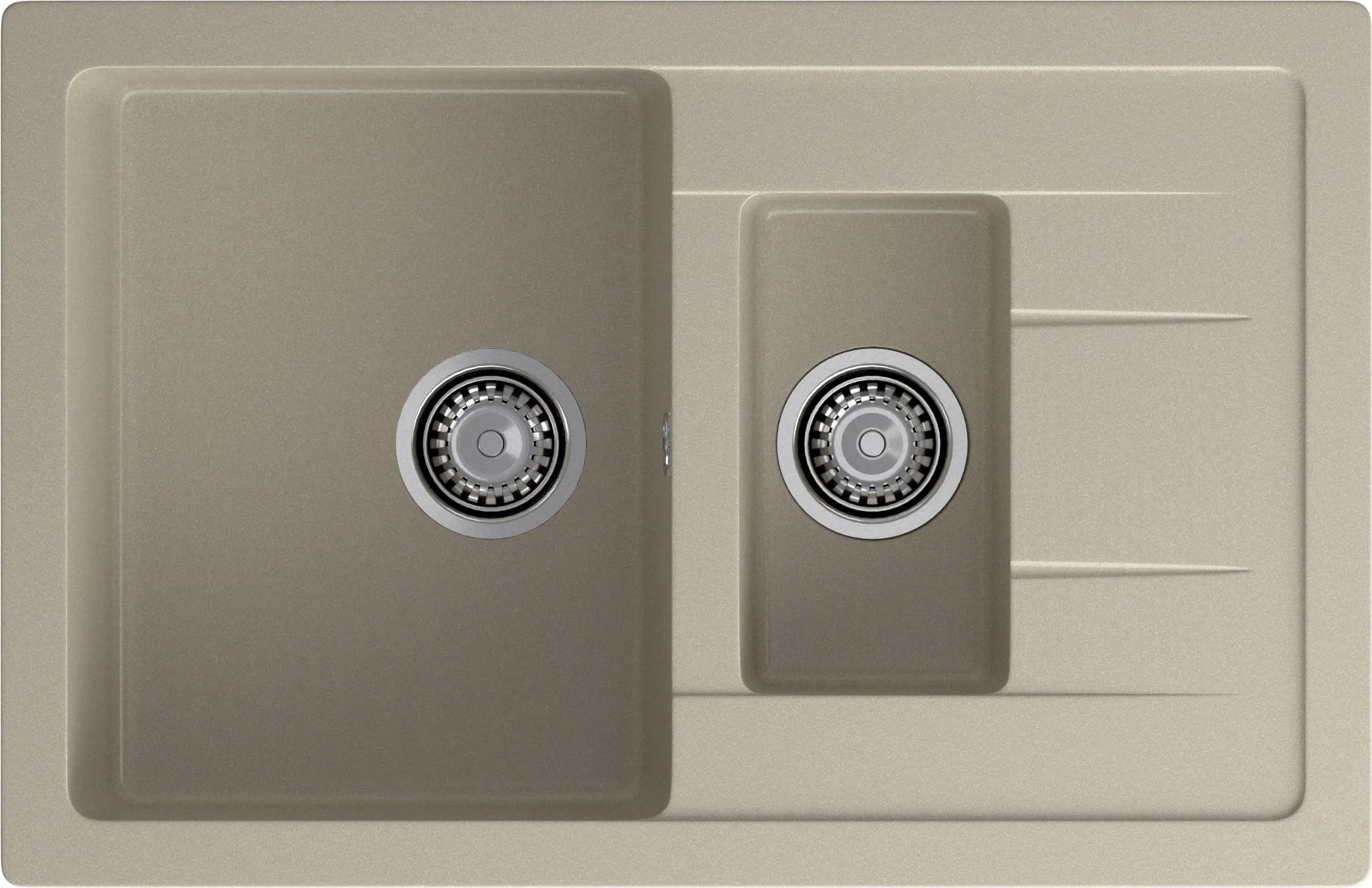 Кухонная мойка Искусственный камень QUADRO S296 GranFest Q-775KL-S296