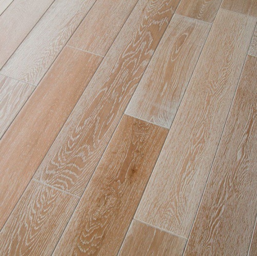 Массивная доска Magestik floor С покрытием Беленый Дуб с брашью (Текстурированная) 300-1800х125 мм MGK Magestic floor 2600300186 - Вид №4