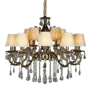 Подвесная люстра Omnilux Catanzaro OML-30813-15 бежевая OMNILUX ДИЗАЙНЕРСКИЕ, CATANZARO BRONZE 188401 Бежевый