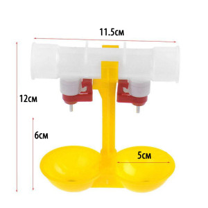 2316 Ниппельная поилка двойная с каплеуловителем НП18 LAB.Space