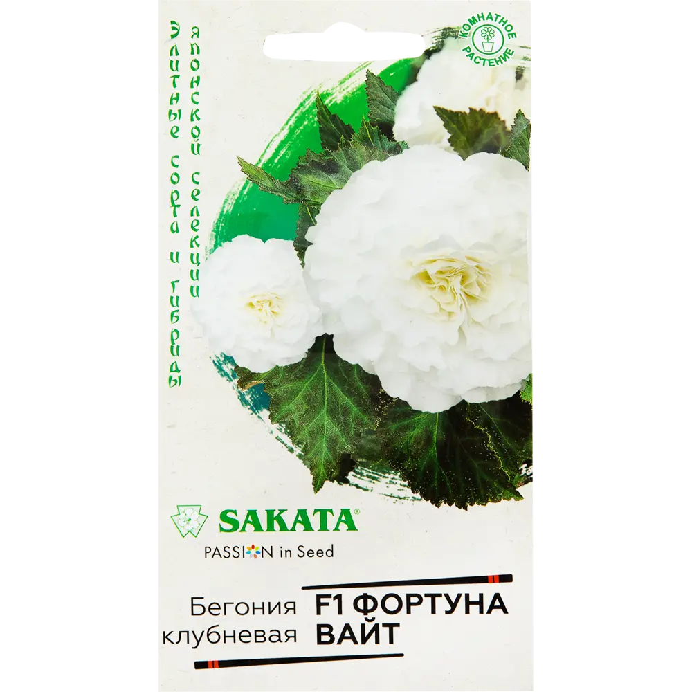 Бегония «Фортуна Вайт» F1, 4 шт. 82097836 STLM-2179412 ГАВРИШ 
