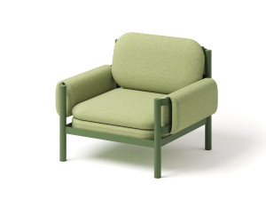 Алюминиевый садовый стул с подлокотниками