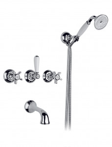 1403 ** 18 Комплект ванны с центральным изливом «парус» Nicolazzi Series Traditional