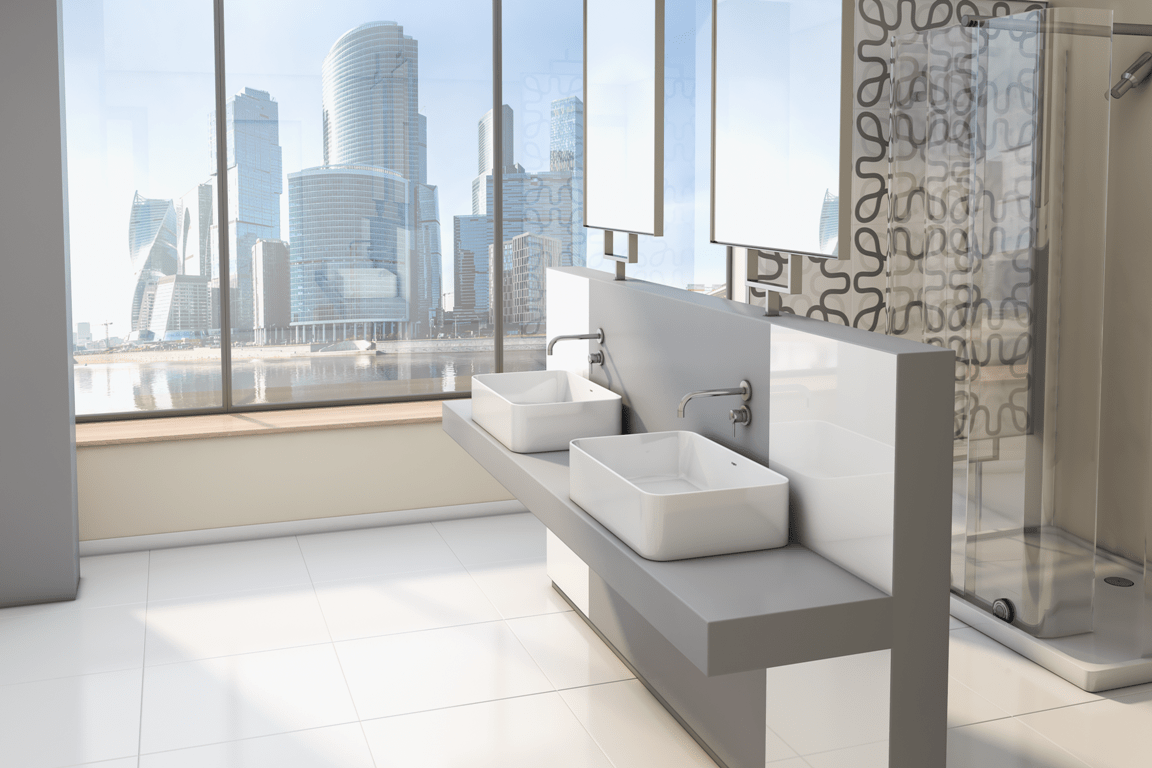 Олимпия 560 Накладная раковина на столешницу  прямоугольная KIROVIT Олимпия - Вид №1