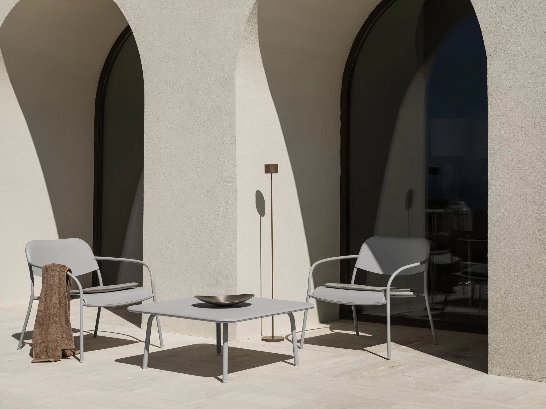 Стальной квадратный садовый стол blomus Yua ARCH-00029100 - Вид №4