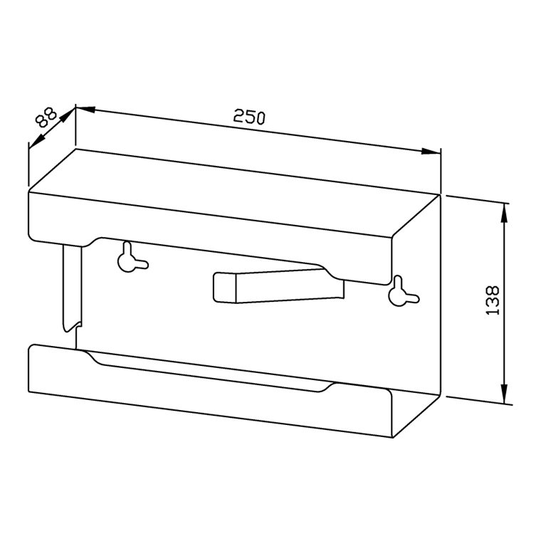 728545 Диспенсер для перчаток WP123 WAGNER_EWAR A-LINE Wagner Ewar  - Вид №1