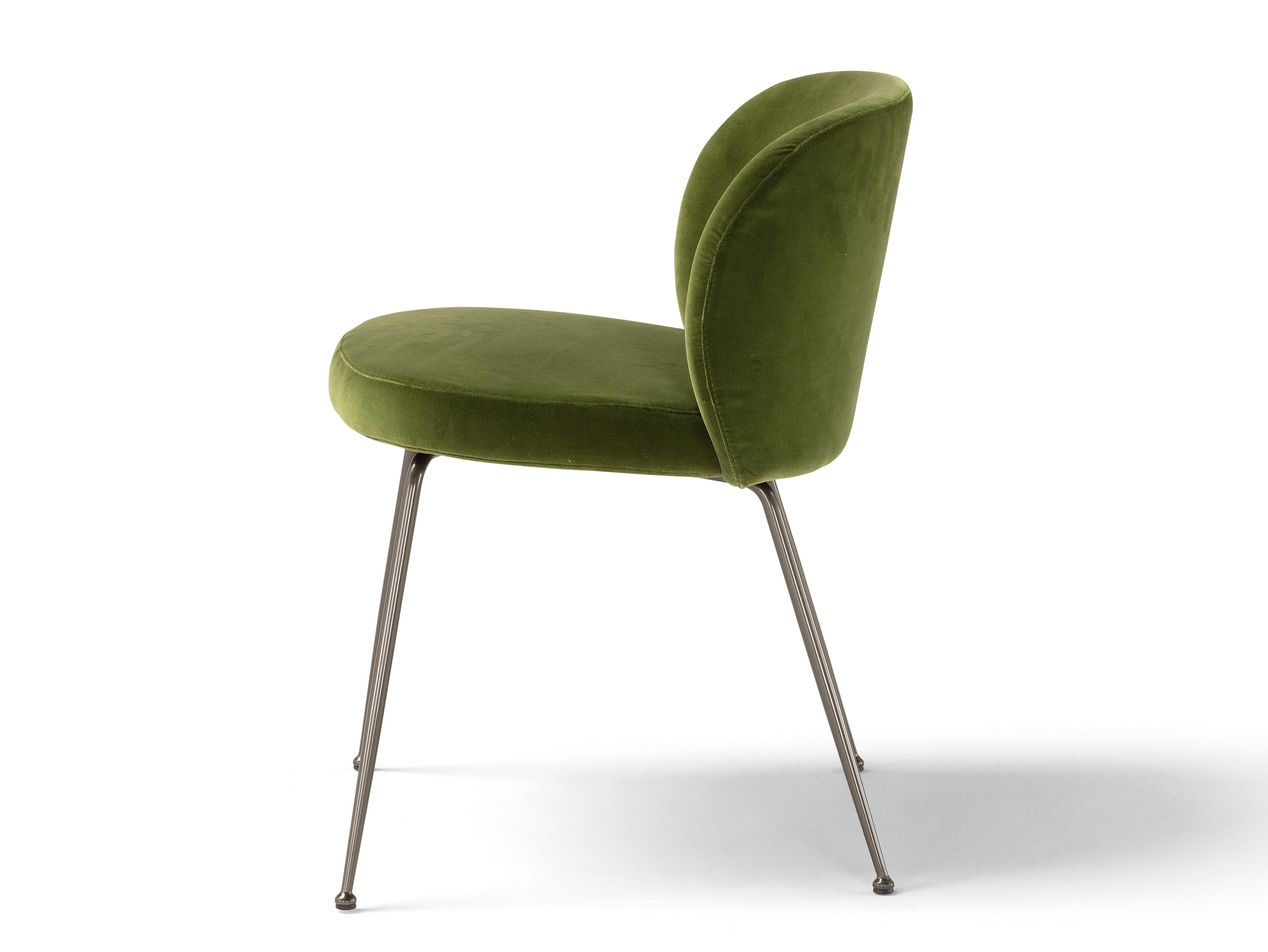 Стул из ткани или кожи с металлическим основанием Amura Monnalisa ARCH-00030510 - Вид №2