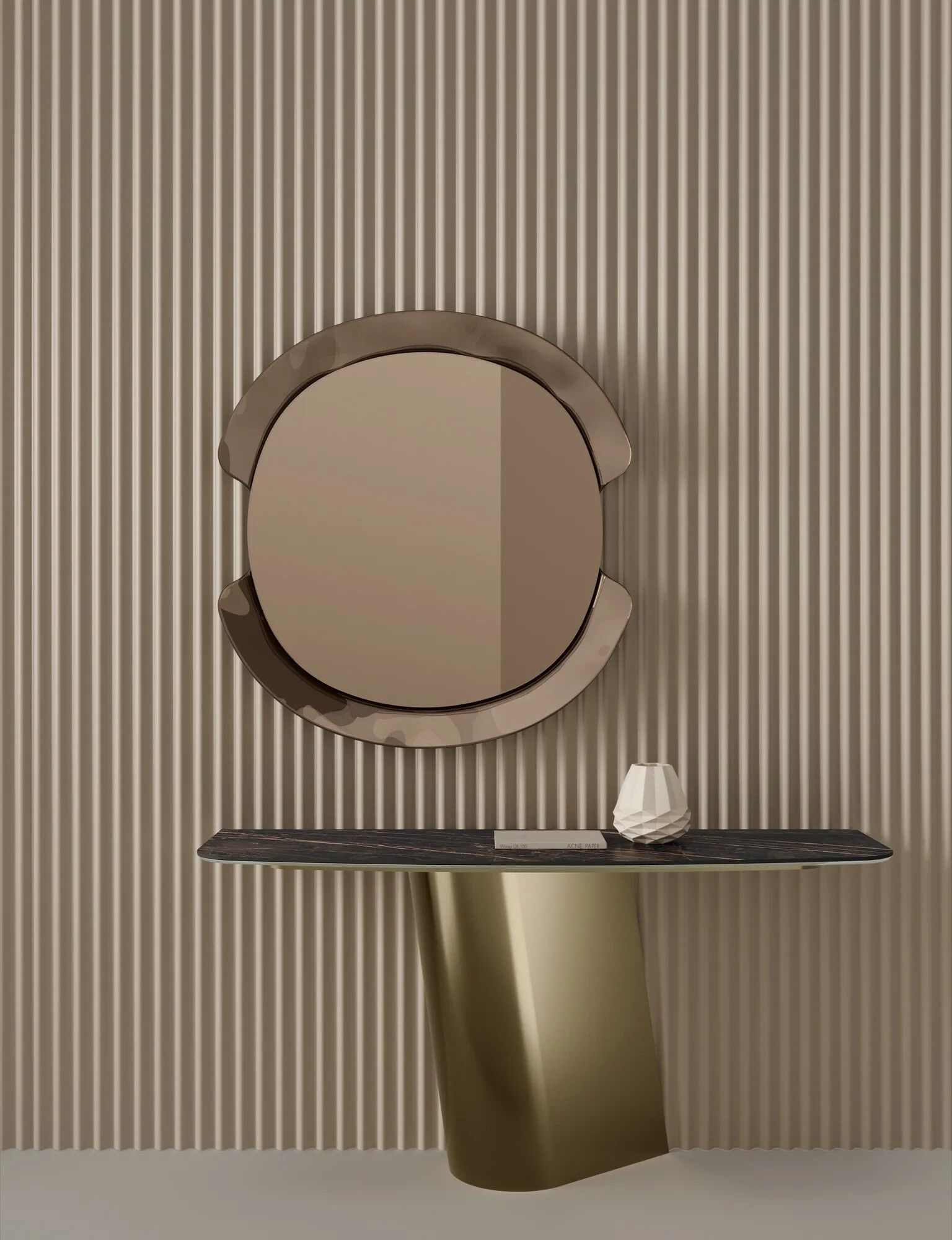 Стальная консоль Bontempi Casa KIMONO ARCH-00150531 - Вид №2